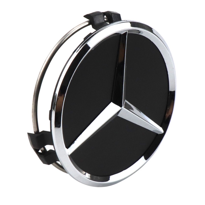Logo chụp mâm, ốp lazang bánh xe ô tô Mercedes Benz BENZ75