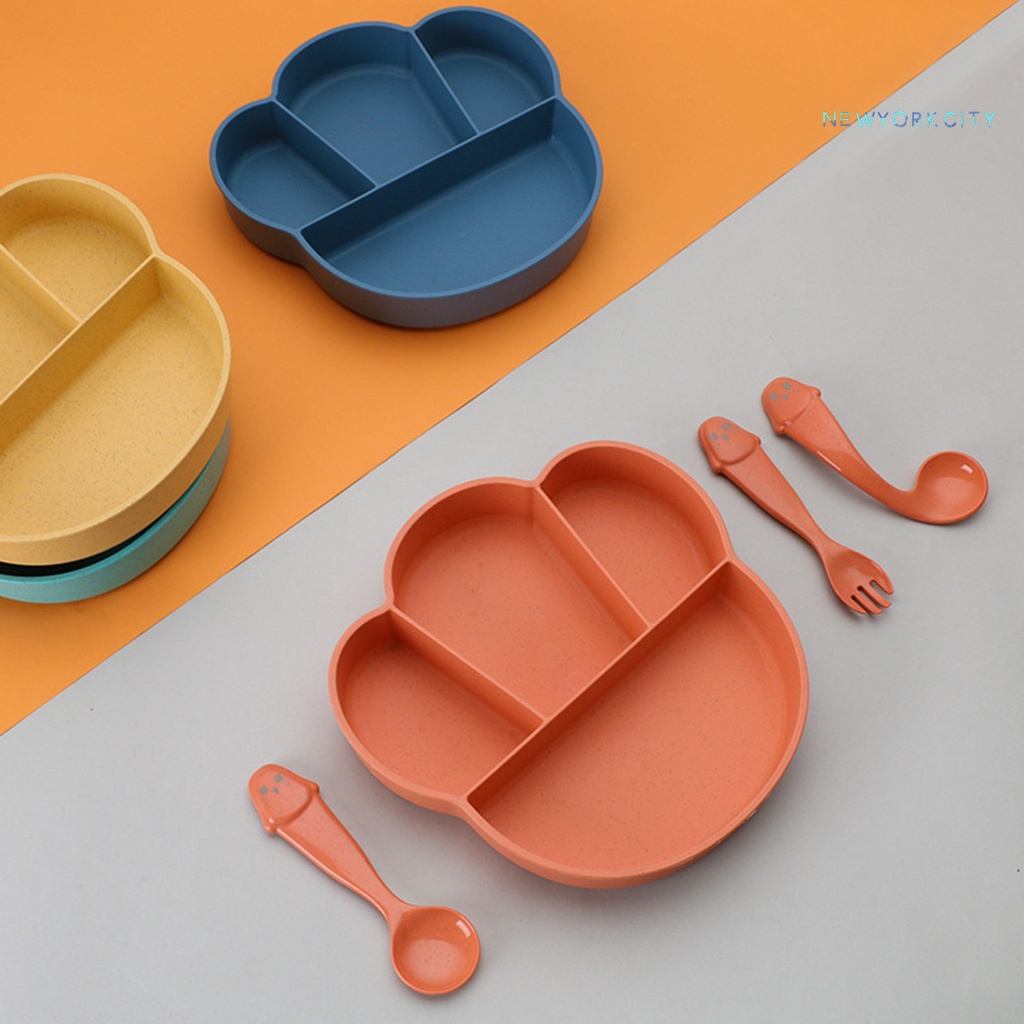 Bộ Bát Ăn Và Muỗng Nhựa PP Cho Bé