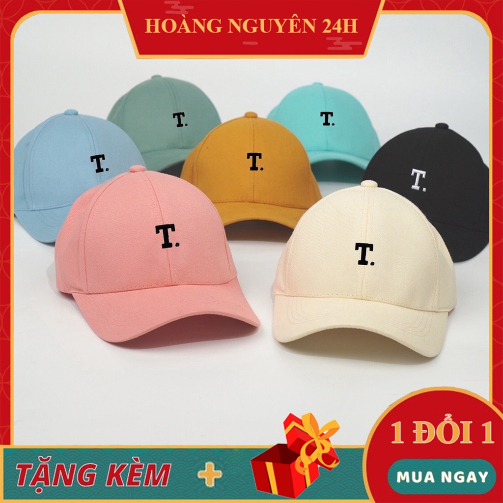 Mũ Lưỡi Trai Nón Kết Nhung Cao Cấp Thêu Chữ T 480 Phong Cách Ulzzang Form Unisex Nam Nữ