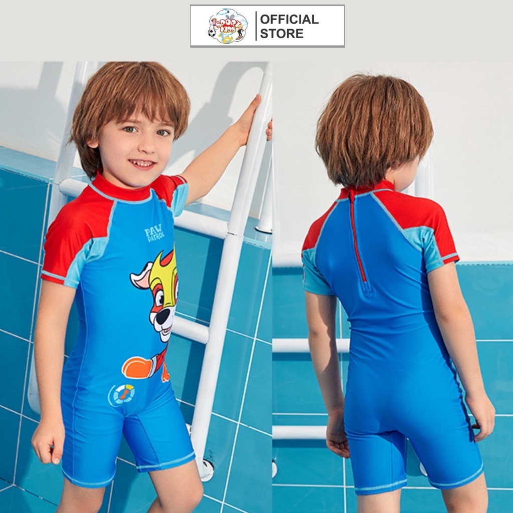 Đồ Bơi Bé Trai Size Đại Từ 10kg Đến 46kg In Hình Chó Cứu Hộ SPORTKIDS