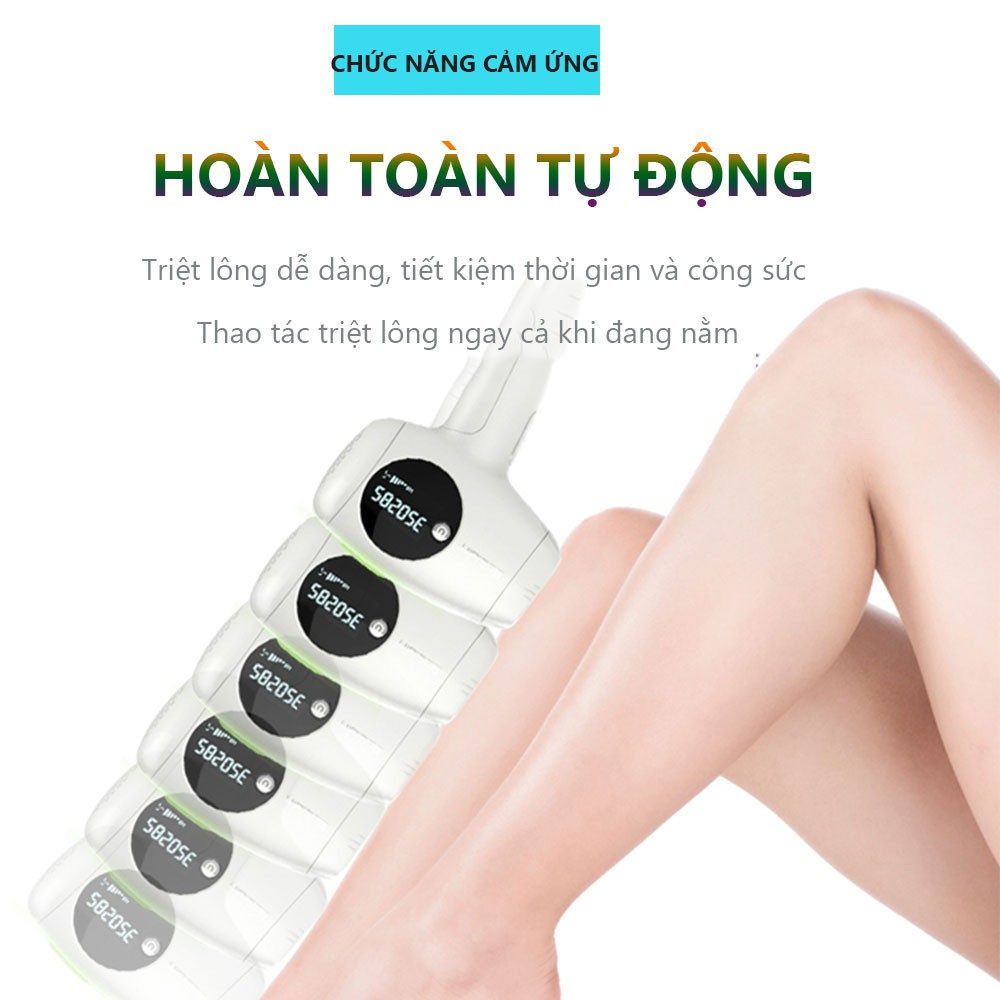 Máy triệt lông cho nữ Bosidin siêu êm dịu cho da triệt lông không đau BE02