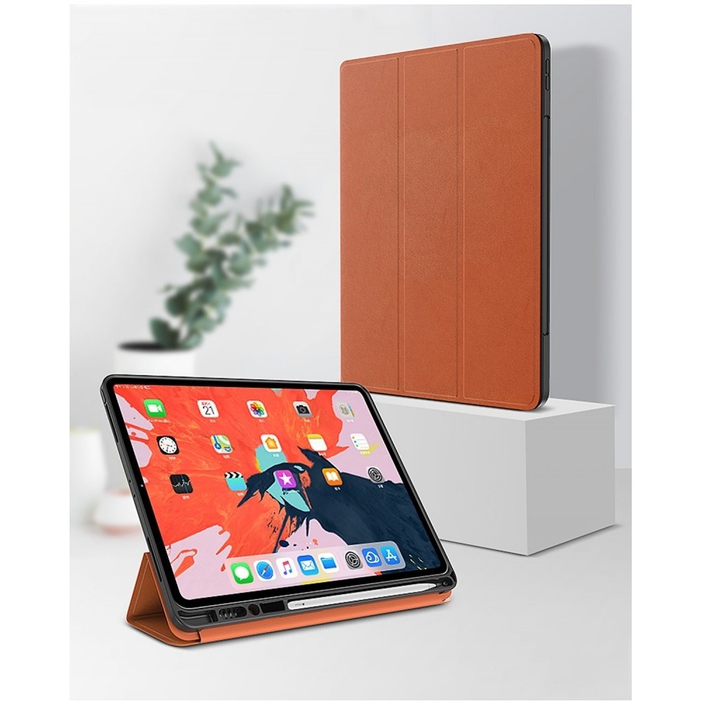 Bao Da iPad Pro 11 2018 Leather Case Hiệu ToTu Chính Hãng