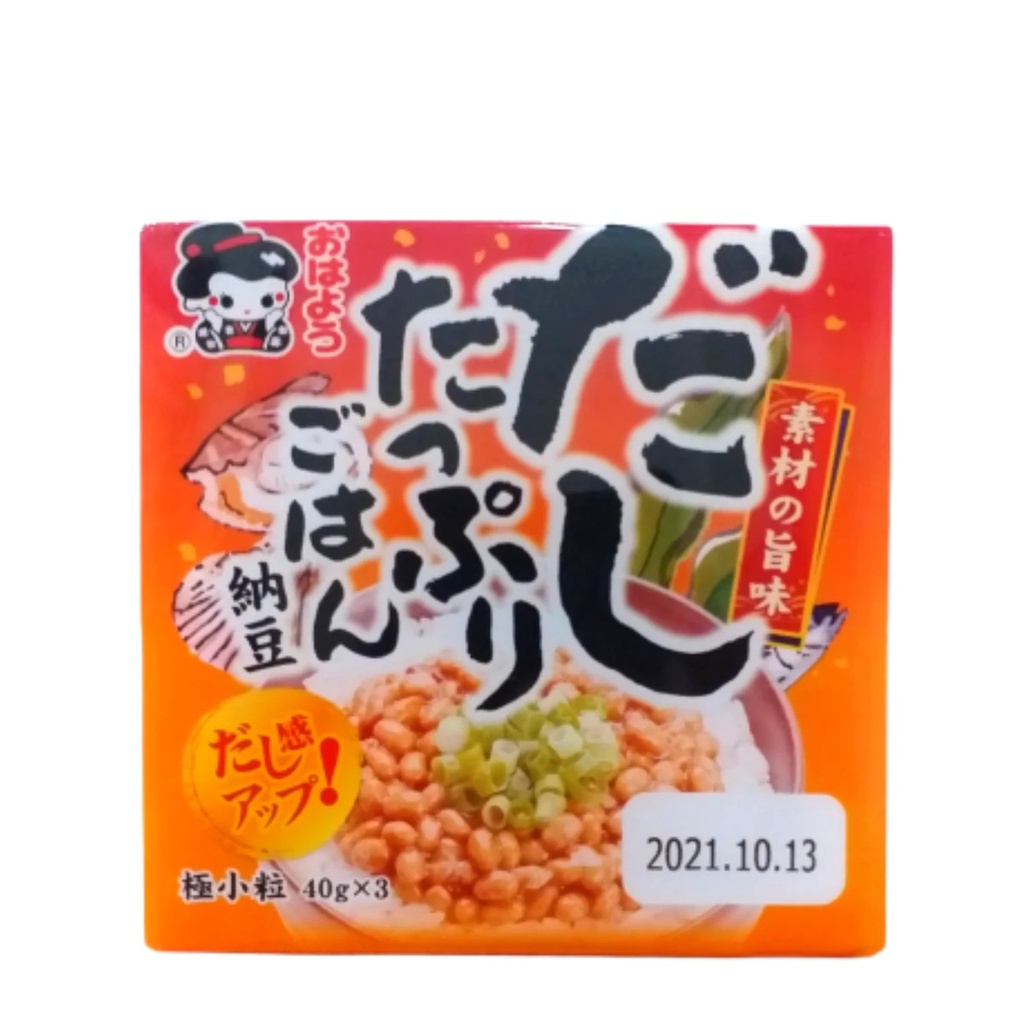 Natto Nhật - Đậu tương lên men Tappuri siêu ngon - 3 pack