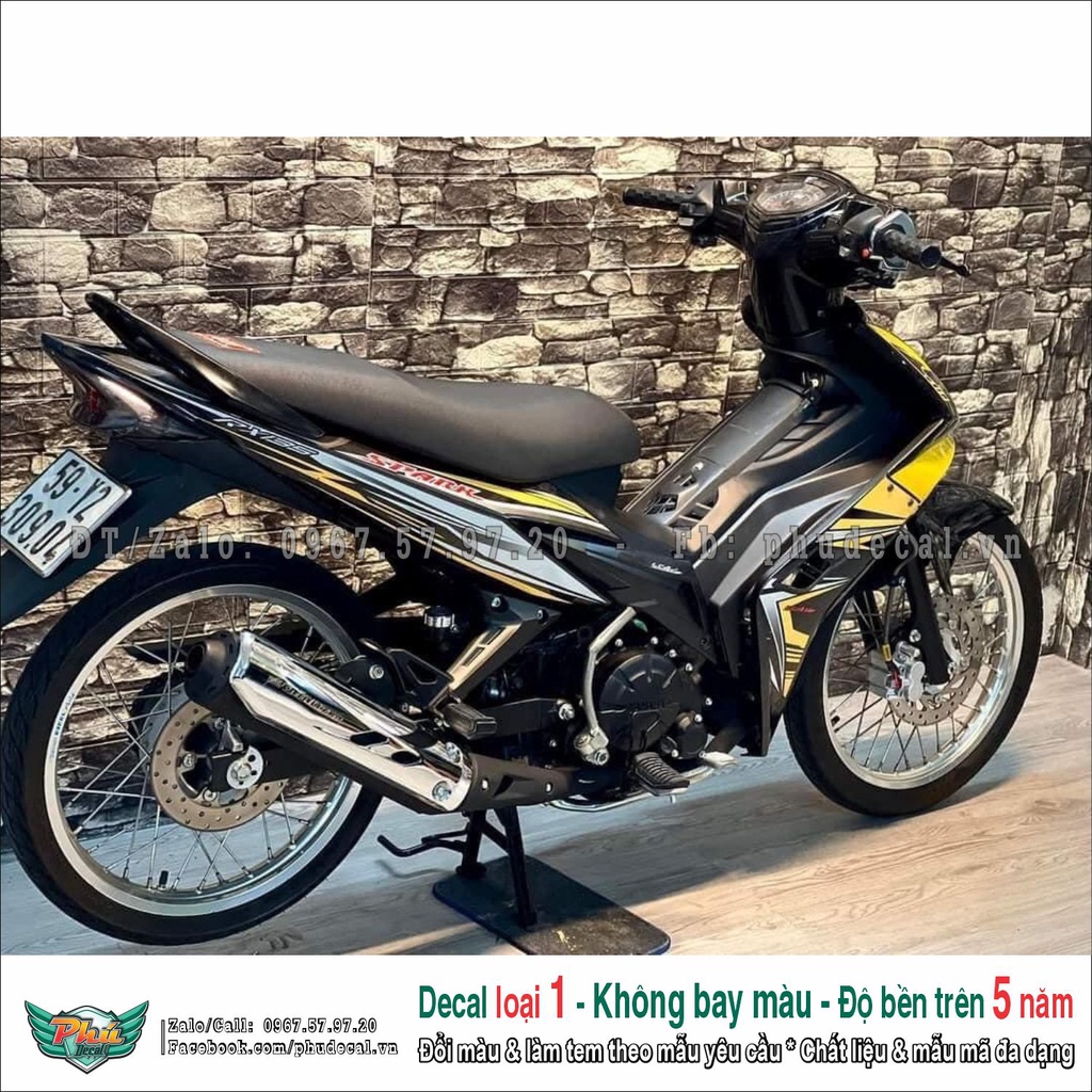 Tem rời Ex 2006-2010 đen vàng Spark (2)
