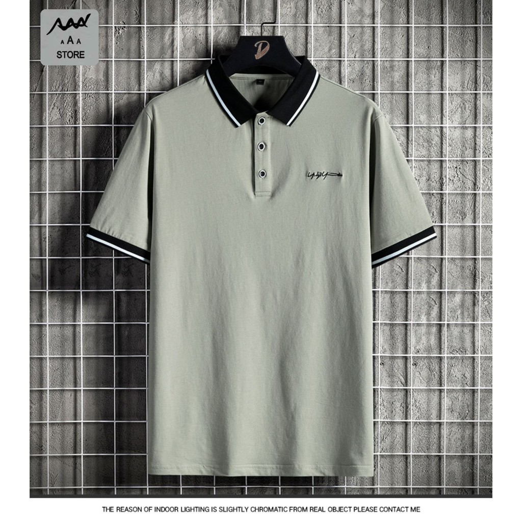 Áo POLO nam AAA - áo thun tay lỡ cotton, phong cách Quý ông thời trang, lịch lãm | BigBuy360 - bigbuy360.vn