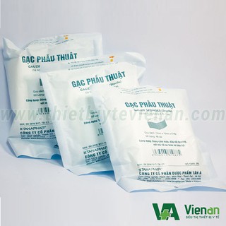 Combo 10 bịch gạc phẫu thuật 8 lớp Tân Á