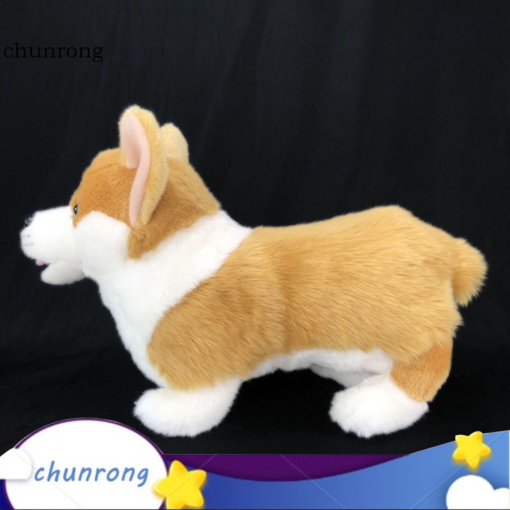 Thú nhồi bông hình chú chó corgi đáng yêu