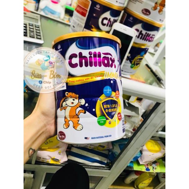 Sữa bột Chillax immu 900g Date mới