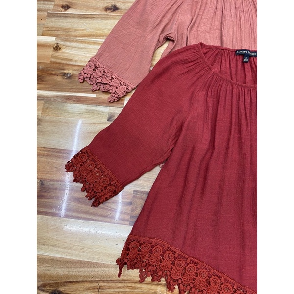 Áo kiểu phối re ALWAYS