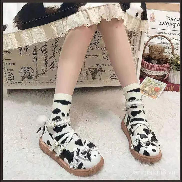 Giày Da Nữ Mũi Tròn Đế Dày Thời Trang Nhật Bản (5 Vòng 18 Ngày) | BigBuy360 - bigbuy360.vn