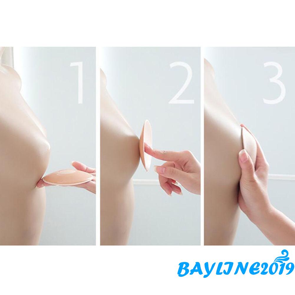 Miếng dán che ngực bằng silicon hình tròn/ bông hoa có thể tái sử dụng