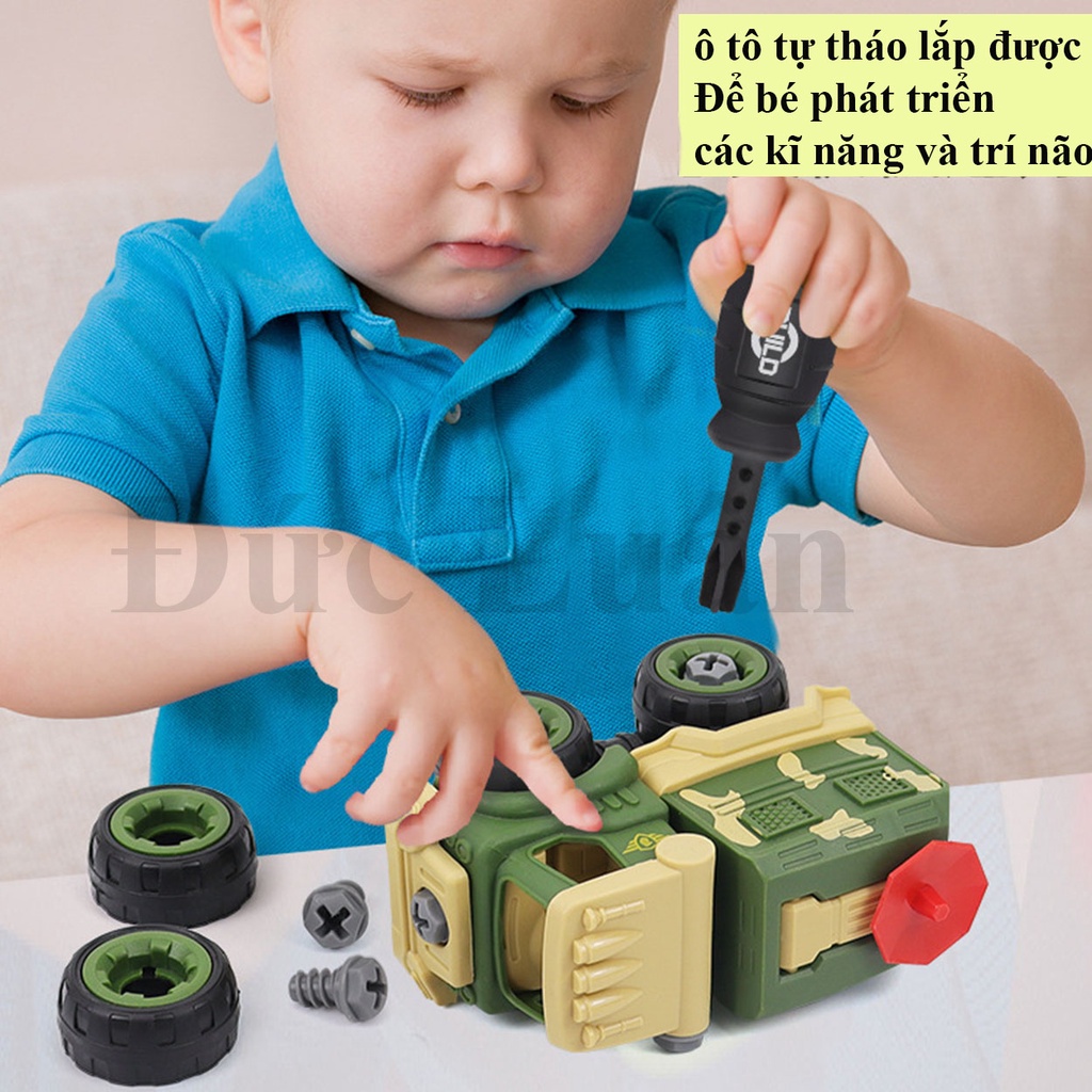 Ô tô đồ chơi tự lắp ráp - Oto mô hình - Đồ chơi thông minh