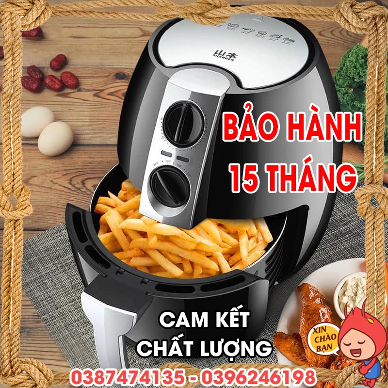 NỒI CHIÊN KHÔNG DẦU- SHANBEN- D18