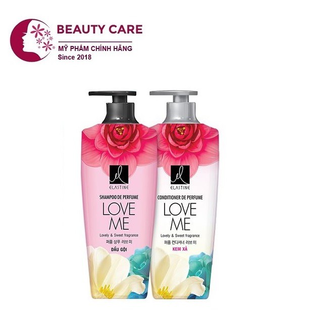 Dầu Gội - Dầu Xả Nước Hoa Elastine Double rich - LOVE ME 600ml