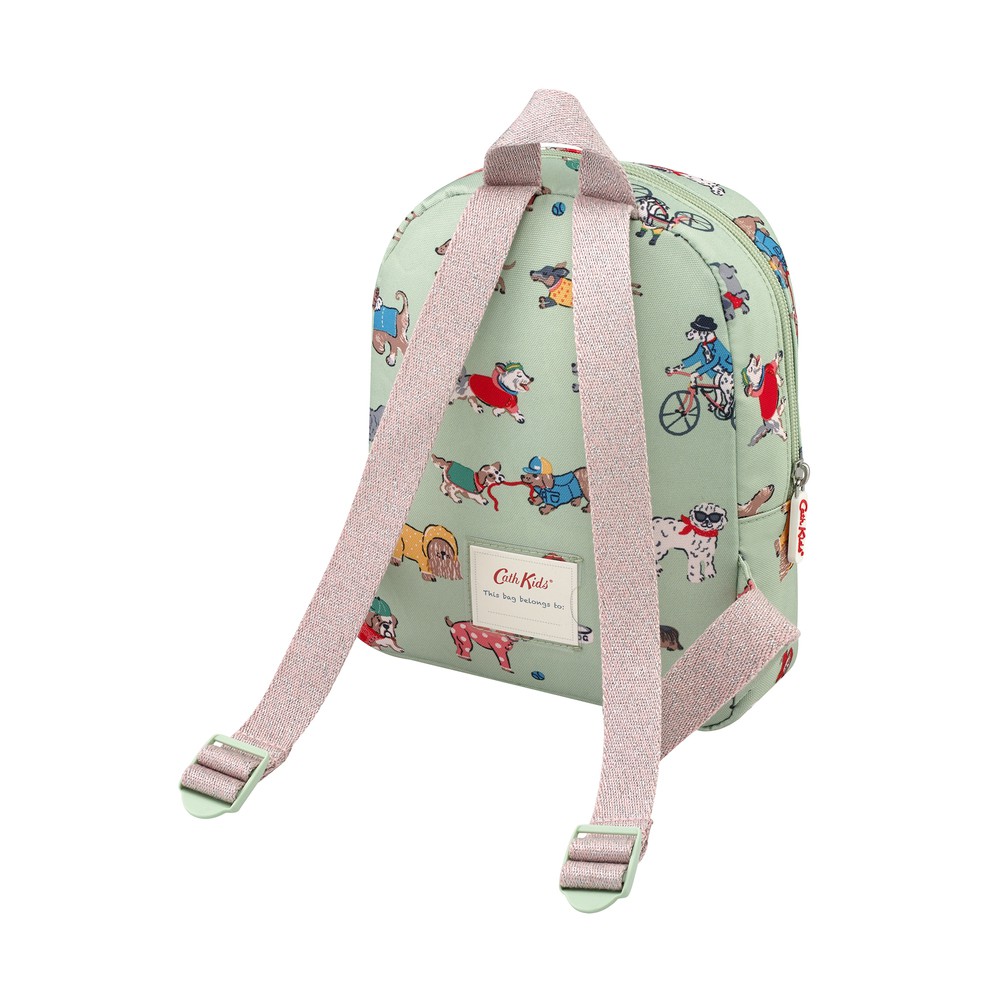 Cath Kidston - Balo trẻ em Kids Mini Backpack Small Park Dogs - 994767 - Mint