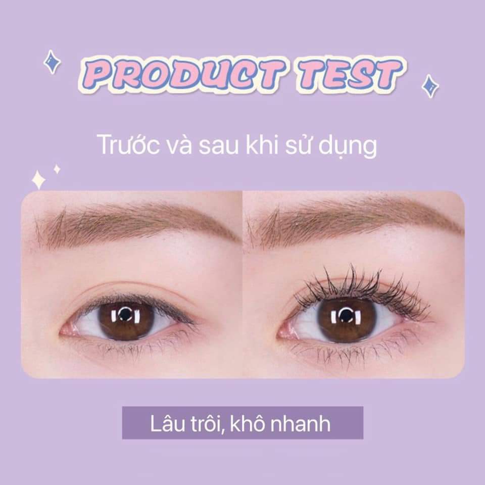 Mascara Siêu Mảnh Tơi Mi Kiss Beauty( vỏ tím)