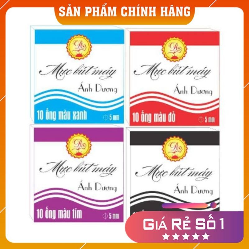 10 ống mực bút máy ánh dương 5ml