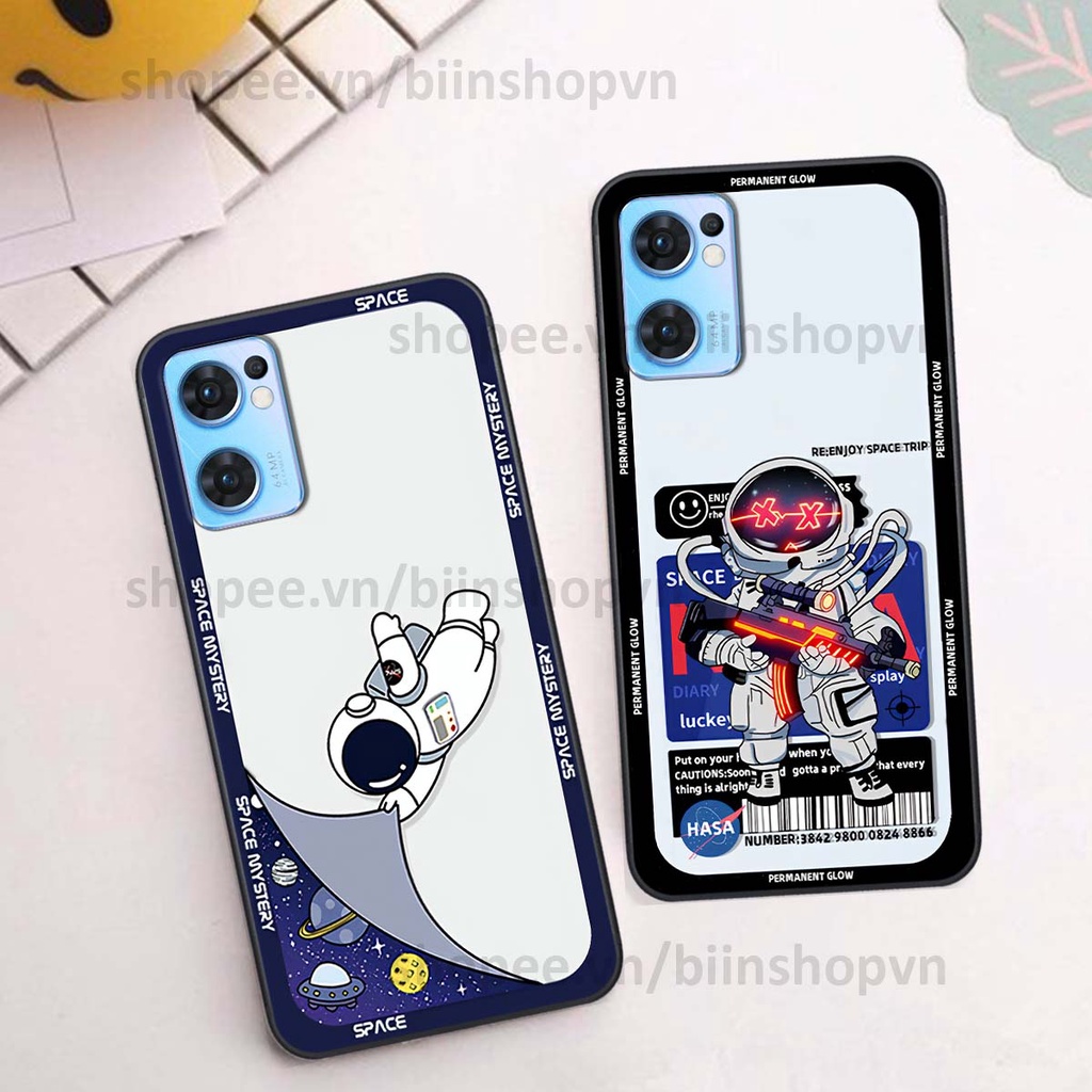 Ốp Oppo Reno7 / Reno7 Z 5G / Reno 7 phi hành gia vũ trụ space.x siêu đẹp, thời trang