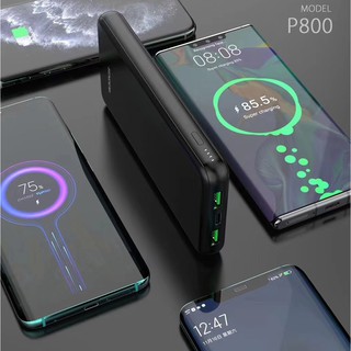 Sạc dự phòng SENDEM P800 10000mAh 3 cổng đầu ra hỗ trợ sạc siêu nhanh PD, QC3.0, VOOC - CHÍNH HÃNG SENDEM