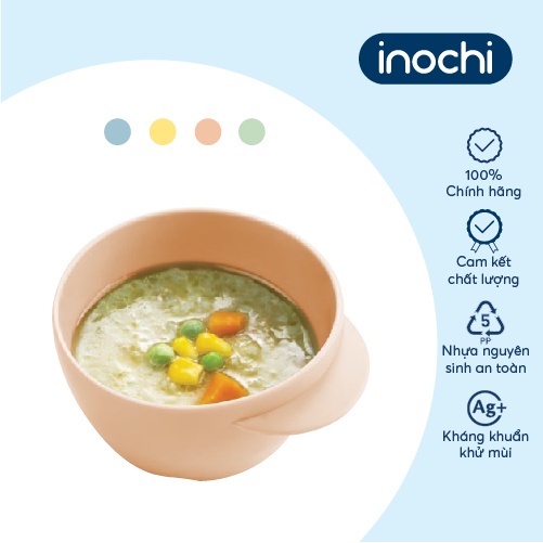 Bộ ăn dặm cho bé Inochi Amori Nhật Bản 6in1: Thiết kế thông minh, giúp bé tự ăn và khuyến khích sự phát triển của bé
