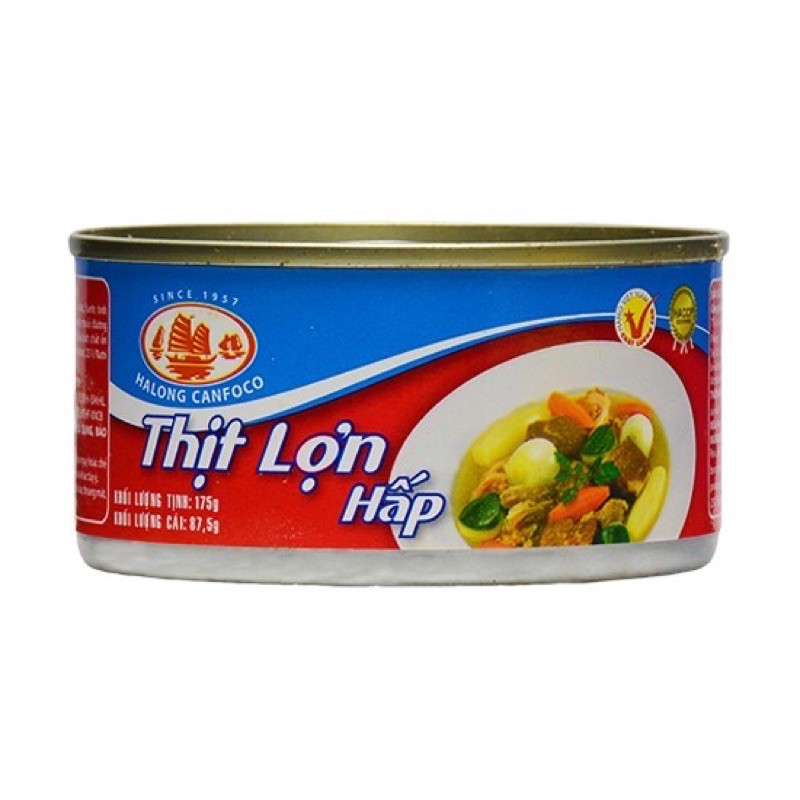 Đồ Hộp Hạ Long : Thịt Lợn Hấp 175g
