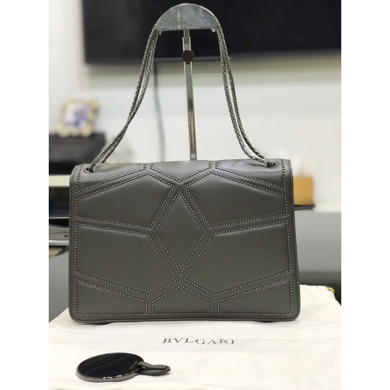 Túi đeo vai màu ghi xám