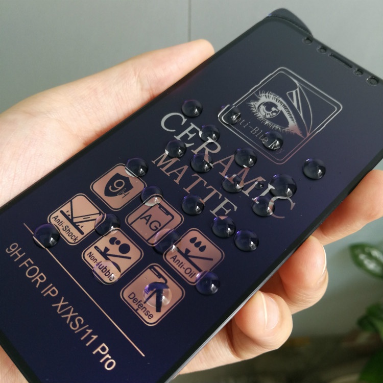 Kính Cường Lực Bảo Vệ Màn Hình Chống Tia UV Cho iPhone 14 13 12 11 Pro Max 13 mini X XS XR 6 6S 7 8 SE 2020