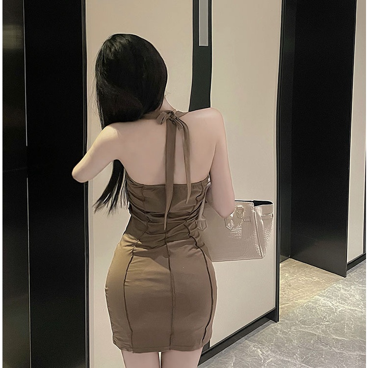 Cocory vn Đầm Hai Dây Dáng Ôm Thời Trang Quyến Rũ Cho Nữ