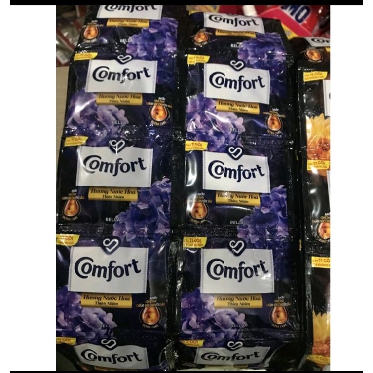 Set 20 gói nước xả Comfort đủ màu 1 dây 10 gói ×20ml