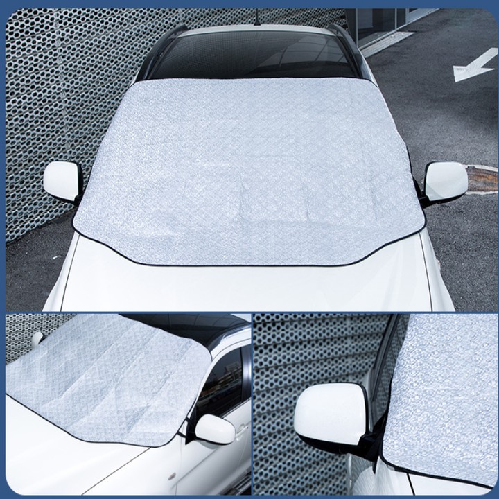 Tấm bạt che chắn nắng ngoài kính lái xe hơi, ô tô cao cấp 4 lớp có dây cài Mã sản phẩm B3 | WebRaoVat - webraovat.net.vn