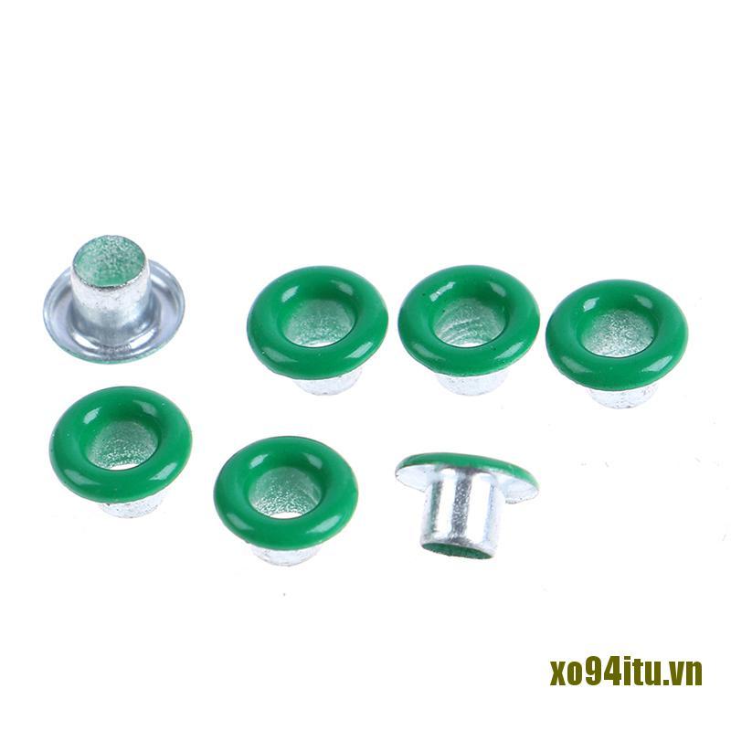Set 50 Khoen Kim Loại xo94itu 3-10mm Tự Trang Trí Túi Xách / Giày Dép Tiện Dụng