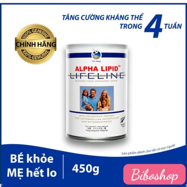 [CHÍNH HÃNG] SỮA NON ALPHA LIPID LIFELINE 450G CỦA NEW ZEALAND, GIÁ GỐC CỦA NHÀ PHÂN PHỐI | BigBuy360 - bigbuy360.vn