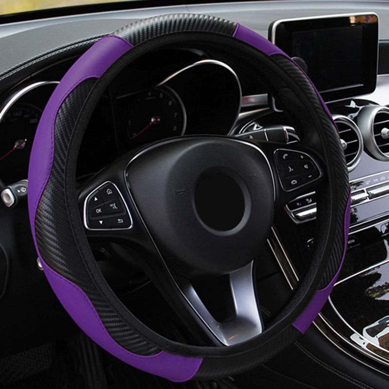Vỏ Bọc Vô Lăng Xe Hơi Bằng Da Pu Chống Trượt