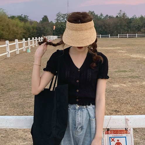 [SẴN] Áo croptop len nữ Ulzzang Quảng Châu ALC23