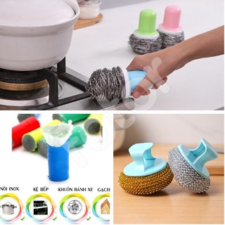 [FREESHIP] TAY CẦM, DỤNG CỤ CHÀ RỬA XOONG, NỒI