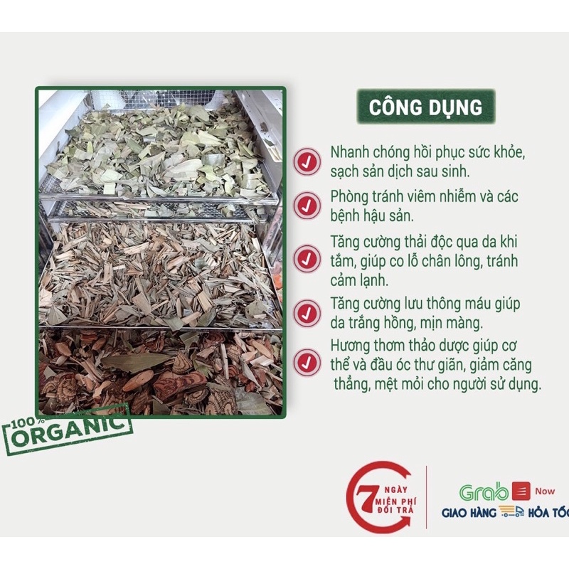 Bột Lá Tắm Dao Đỏ Sau Sinh SAPA - Gói 12 túi tắm được 12 lần - Bột Tắm Trắng Thiên Nhiên