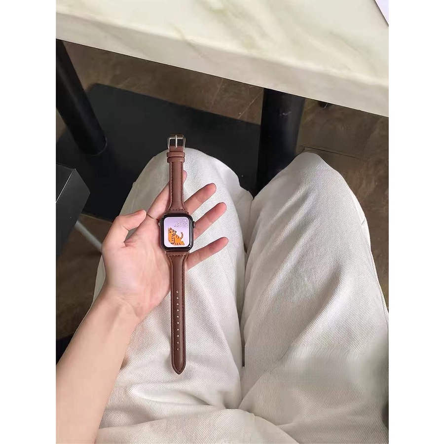 Dây Đeo Đồng Hồ Mềm Nhám Khóa Kim Loại Cho iwatch series 49mm 45mm 44mm 42MM 41mm 40MM 38mm ultra 8 7 6 SE 5 4 3 2 T500 Pro / d20