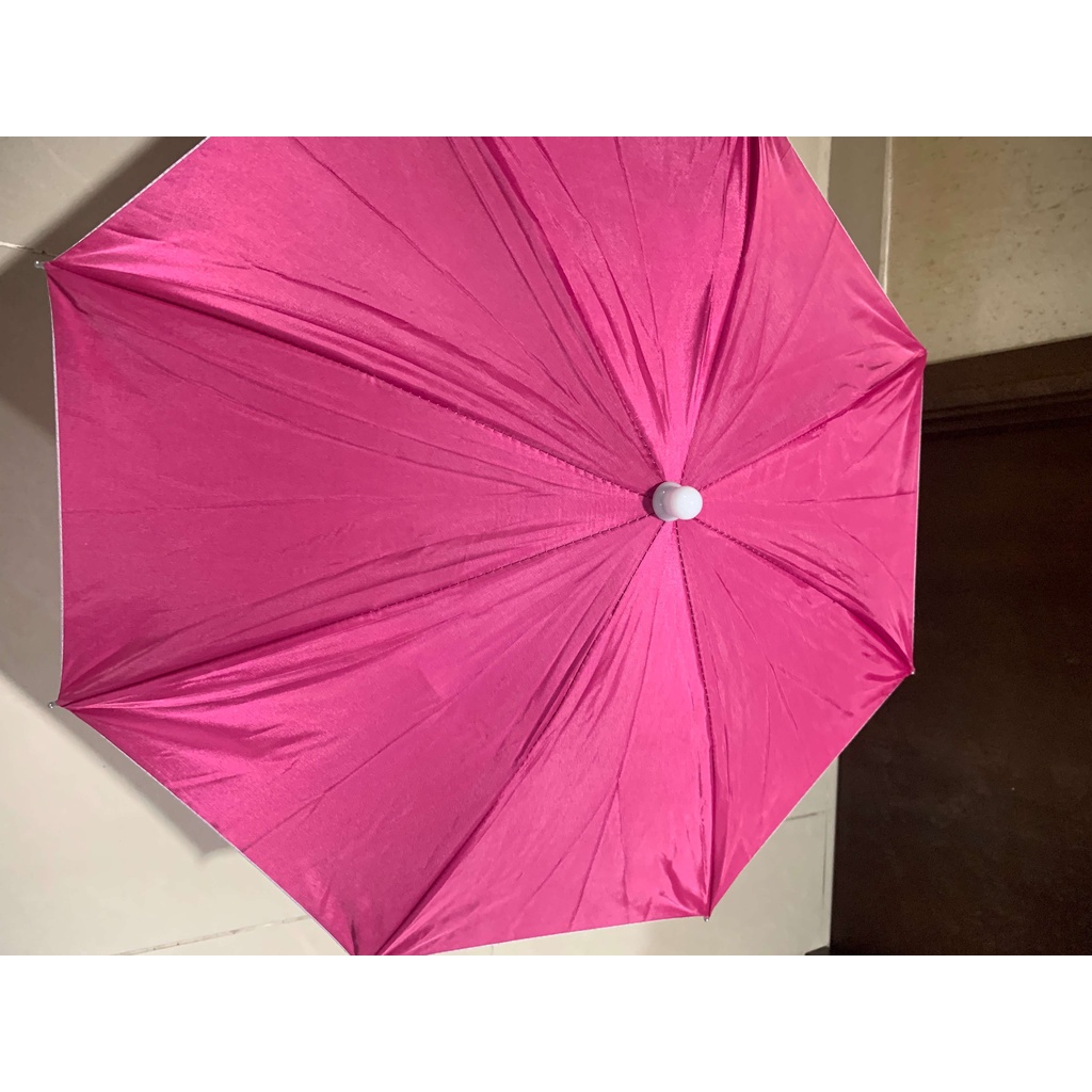 HY Mũ Ô dù cá nhân đội đầu du lịch câu cá màu dàn di, màu lính đường kính 82cm có dây buộc