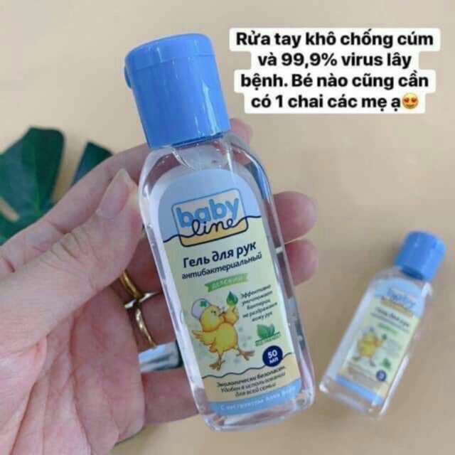 Nước rửa tay khô 50ml Nga