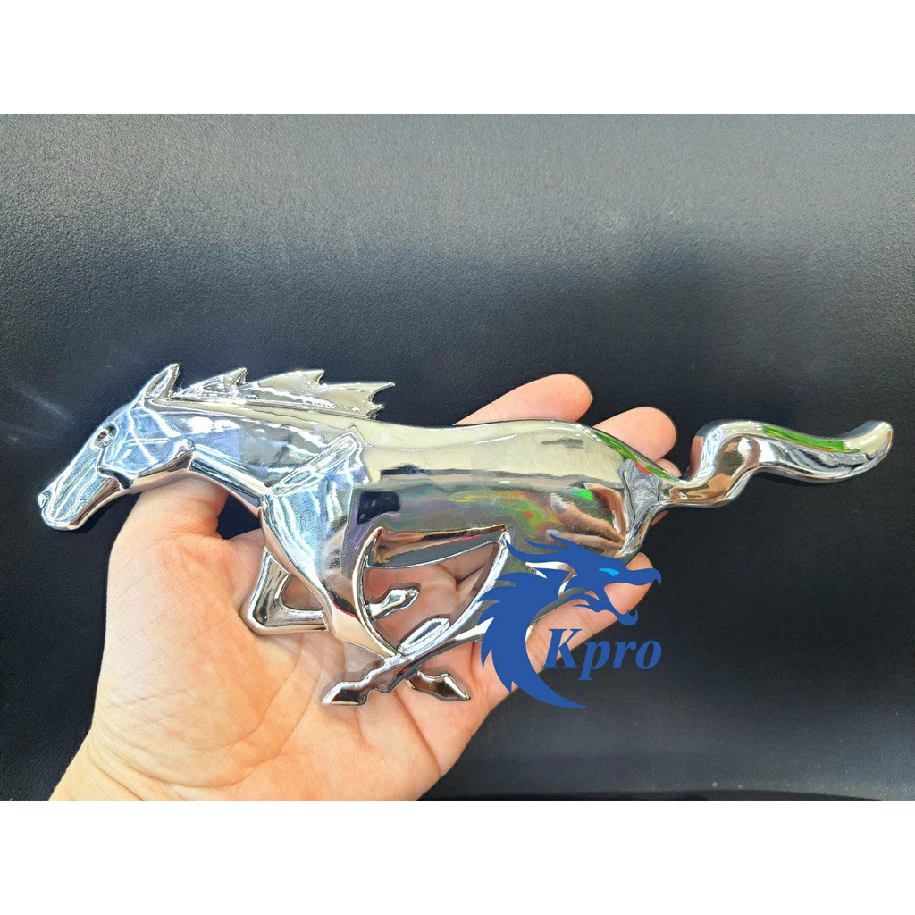 Hình dán kim loại 3D Ngựa  trang trí ô tô, xe hơi - Hàng Kpro chất lượng cao