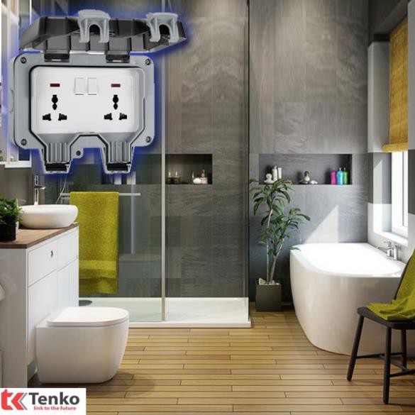 Chống Nước Tuyệt Đối - Mặt Che Mưa Chống Nước Tiêu Chuẩn IP66 Hàng Cao Cấp Tenko IP66CN