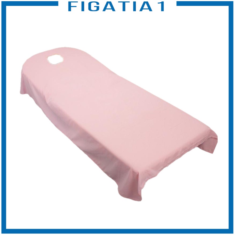 Tấm khăn trải giường nằm mát xa có lỗ màu trắng chuyên dụng cho spa