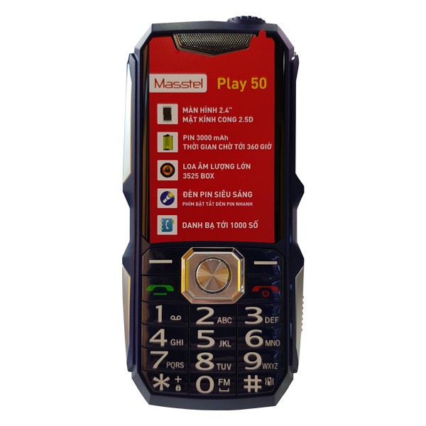Pin điện thoại Play 50 - Masstel chính hãng - Giao nhanh - Hỗ trợ vận chuyển - Kiểm tra 100% trước khi gửi