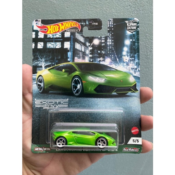 Hot Wheels - Car Culture Lamborghini Huracan LP 610 - xe mô hình tỉ lệ 1/64
