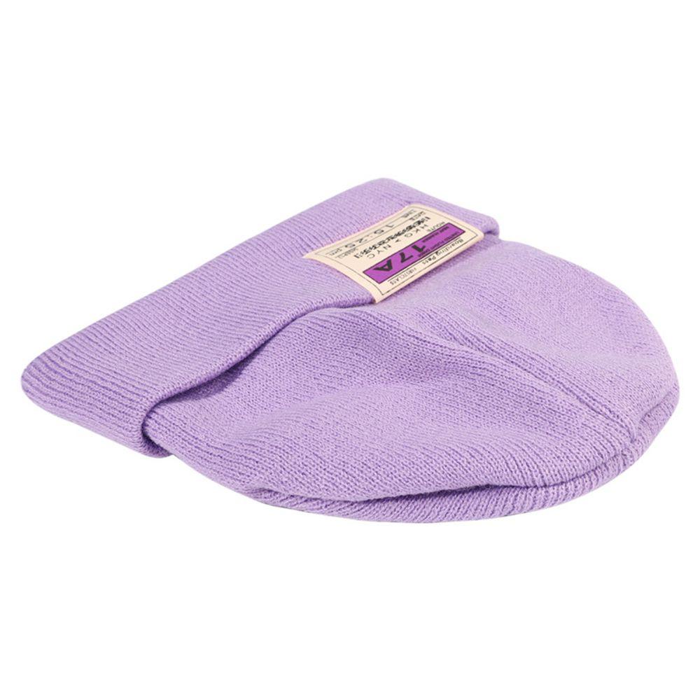 Mũ Dệt Kim Giữ Ấm Màu Trơn Hình Đồng Hồ