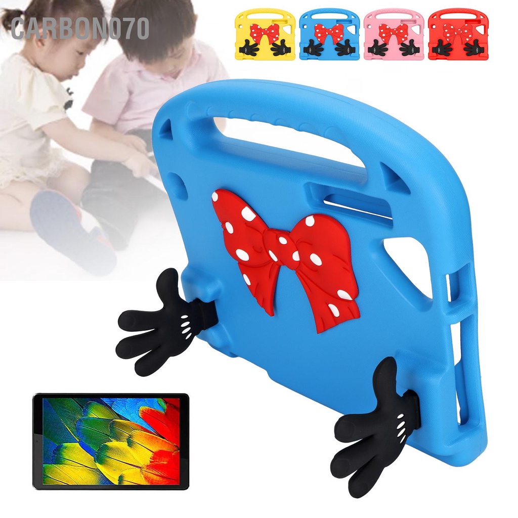 Carbon070 Bao da máy tính bảng EVA Bọt xốp Đế bàn tay dễ thương Vỏ bảo vệ phong cách hoạt hình cho MatePad T8 8.0in WM ONN Lenovo