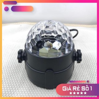 Đèn Led Sân Khấu, Cầu Xoay Cảm Biến Âm Thanh MiNi Có Khiển