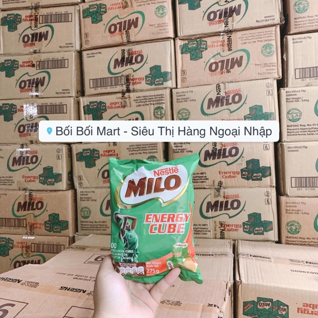 🎊MILO CUBE 100 viên. ☘️Date 3/2021.HÀNG CHUẨN☘️🍭