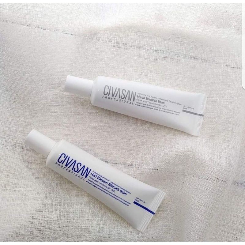 Kem dưỡng phục hồi, nâng tone Civasan H2O H20 Balmsam Blemish Balm và Meso Blemish Balm