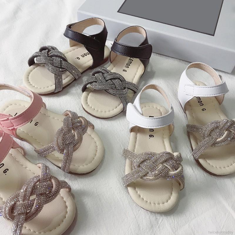 Sandals Quai Hậu Đế Mềm Cho Bé Gái